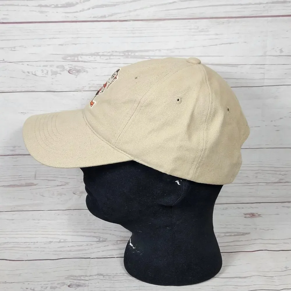 Cleveland Browns Hat Sportsman Brownie Elf Men's Adjustable Khaki Cotton
